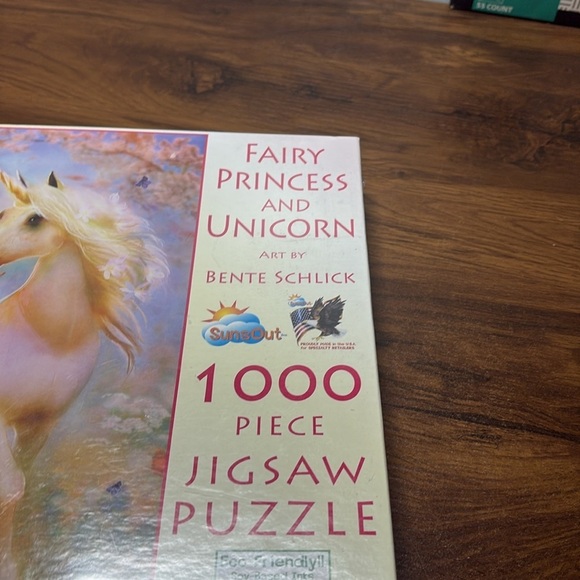Enchanting Fairy and Unicorn Puzzle - 1000 Pieces - Picture 2 of 2